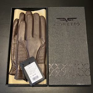 Brand new leather gloves XL